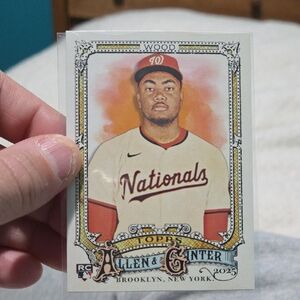 Topps Allen & Ginter Nationals Card - Red and White